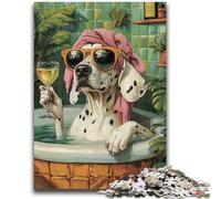 Puzzle Adulte 1000 pièces, Difficile, crâne avec Drapeau américain, Jeux éducatifs, Jouets à Faire soi-même, idéal comme Cadeau pour Toute la Famille, 38x26cm