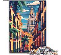 Puzzle Adulte 1000 pièces Difficile Valence, pour et à partir de 14 Ans Jouets éducatifs et éducatifs Jeux familiaux Cadeau d'anniversaire 26x38cm