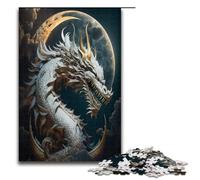 Puzzle Adulte 1000 pièces Dragon Brave Décoration intérieure pour Toute la Famille 75x50cm
