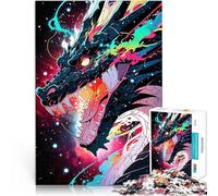 Puzzle Adulte 1000 pièces Dragon Cosmique Difficile à réaliser mais Amusant et Humoristique Améliorer la mémoire 38x52cm