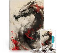 Puzzle Adulte 1000 pièces Dragon du Chaos Aidez Le Cerveau à exercer des Jouets addictifs pour cultiver la Patience Jeu de défi Unique 50x70cm