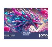 Puzzle Adulte 1000 Pièces Dragon Mignon Créature Mythique 38x26cm/1000pcs Casse Tete Classique
