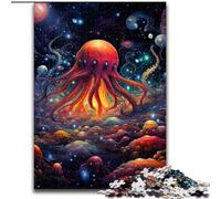 Puzzle Adulte 1000 pièces en Carton, Motif Poulpe Galactique, idéal pour décorer Un Bureau, Une Chambre ou Un Salon(26x38cm)