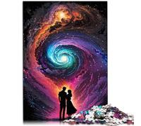 Puzzle Adulte 1000 pièces Endless Love Space Puzzle Difficile et Dur 26 x 38 cm décoration d'intérieur Unique et Cadeaux pour Les 14 Ans et Plus