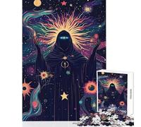 Puzzle Adulte 1000 pièces Étoiles et planètes cosmiques Décoration intérieure Jouet œuvre d'art Cadeau Jeu Impossible Chaque pièce est Unique Dimensions 38x26 cm