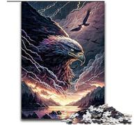 Puzzle Adulte 1000 pièces Fantasy Eagle, Jeu interactif Familial, pour Les fêtes, Jeu d'activités familiales (Taille : 26x38cm)