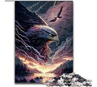 Puzzle Adulte 1000 pièces Fantasy Eagle Puzzle Jeu Familial créatif et décoration d'intérieur, Cadeau de Noël idéal pour Les Adolescents (Taille : 50x75cm)