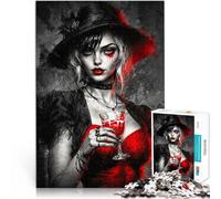 Puzzle Adulte 1000 pièces Fantôme féminin Aidez Le Cerveau à exercer des Jouets addictifs pour cultiver la Patience Bon Cadeau 38x26cm