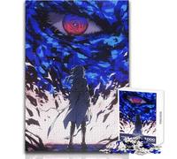 Puzzle Adulte 1000 pièces - Fille d'anime Face à Un œil géant - Design élégant - Jeu d'analyse et de logique - Idée Cadeau pour Un Père Noël Secret - Dimensions : 38x52cm