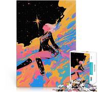 Puzzle Adulte 1000 pièces Fille de l'espace Aidez Le Cerveau à exercer des Jouets addictifs pour cultiver la Patience Idées Cadeaux 52x38cm