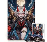 Puzzle Adulte 1000 pièces Fille démon d'anime avec Gardiens dorés Exercice Intelligent Temps de détente apaisant Bords précis Cadeau de Noël (50x75cm)