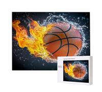 Puzzle Adulte 1000 Pièces Flames Basketball 75x50cm Impossible Difficile Défiant, Puzzles pour Adultes Jeu éducatif Défi Jouets 1000 Pièces Puzzles pour Adultes, Divertissement Créatif Cadeau u-382