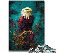 Puzzle Adulte 1000 pièces Fleur Aigle Un défi à compléter, mais Amusant et Humoristique Cadeau d'anniversaire, Cadeaux, décoration Murale 26x38cm