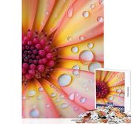 Puzzle Adulte 1000 pièces Fleur de rosée du Matin Jeu éducatif pour Les Jeux impossibles Renforce l'amour Entre Les Couples Dimensions 38x52cm