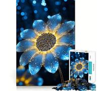 Puzzle Adulte 1000 pièces Fleur de Tournesol Jeu de précision Jouet cérébral Intelligent Temps Libre Cadeau d'anniversaire pour Les Sens (50x75cm)