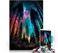 Puzzle Adulte 1000 pièces Forêt aux Mille Couleurs Entraînez Votre Cerveau et Vos Mains est idéal comme Cadeau pour Toute la Famille 38x26cm