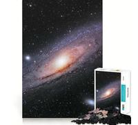 Puzzle Adulte 1000 pièces Galaxie d'Andromède dans l'espace Profond Jeu de Stimulation Cognitive Conception sans Espace Cadeau d'anniversaire Casse-tête (50x75cm)
