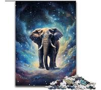 Puzzle Adulte 1000 pièces Galaxies Éléphants Puzzle en Carton, pour Anniversaires, Noël, Halloween, Thanksgiving, Pâques 1000 pièces(26x38cm)