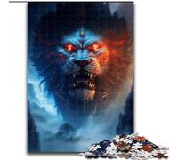 Puzzle Adulte 1000 pièces Galaxy Art Lion Jigsaw Jeu Familial interactif, pour Les Vacances, Jeu d'activités familiales (Taille : 26x38cm)