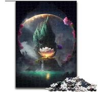 Puzzle Adulte 1000 pièces Galaxy Art Lotus Jigsaw Jeu de réflexion pour Adolescents, pour Une soirée de Jeux en Famille (Taille : 26x38cm)