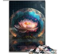 Puzzle Adulte 1000 pièces Galaxy Art Lotus Jigsaw Puzzle éducatif, décoration Artistique pour la Maison et Le Bureau, 14 Ans et Plus (Taille : 50x75cm)