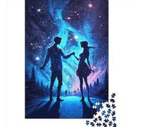 Puzzle adulte 1000 pièces Galaxy Dance Puzzle en papier pour adultes Jeu éducatif Défi Jouet 1000 pièces (38x26 cm)