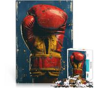 Puzzle Adulte 1000 pièces Gant de Boxe Vintage Aidez Le Cerveau à exercer des Jouets addictifs pour cultiver la Patience Œuvre d'art 38x26cm