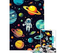 Puzzle Adulte 1000 pièces Garçon Explorateurs Galactiques Cadeau d'anniversaire ou de Noël Jeu de précision à réaliser soi-même À partir de 14 Ans (38x26cm)