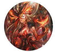 Puzzle Adulte 1000 pièces Genshin Impact La Signora Puzzle Rond 1000 pièces Idéal pour décorer et stimuler Le Cerveau Cadeau 67,5 x 67,5 cm