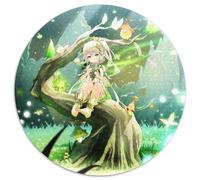 Puzzle Adulte 1000 pièces Genshin Impact Nahida 1000 pièces Puzzle Rond Idéal DIY Décoration & Casse-tête Cadeau 67,5 x 67,5 cm