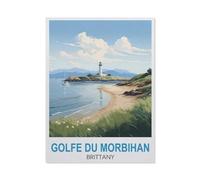 Puzzle Adulte 1000 Pièces，Golfe du Morbihan Bretagne，Puzzle Classique Jouet Jeu De Puzzle Unique Décorations pour La Maison Et Cadeaux Puzzle pour Enfants Et Adultes（75x50cm）-BT15