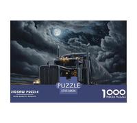 Puzzle Adulte 1000 Pièces Gros Camion Puzzles pour Adultes Jeu Éducatif Défi Jouets The Persistence of The Night 1000 Pièces Puzzles pour Adultes Enfants 38x26cm/1000pcs