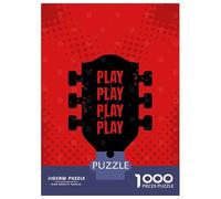 Puzzle Adulte 1000 Pièces Guitar Practice Puzzles pour Adolescents, Jouets Anti-Stress, Défi Difficile, Cadeau d'anniversaire Unique 70x50cm/1000pcs