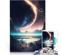 Puzzle Adulte 1000 pièces Horizon de l'univers Jouets addictifs pour Le défi de l'intelligence cérébrale Jeu de défi Unique 52x38cm