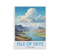 Puzzle Adulte 1000 Pièces，Île de Skye, Écosse，Artisanat Cadeau Famille Puzzle Classique 3D Puzzle Jouet en Papier Cadeau Unique Décoration Intérieure（50x70cm）-HY72