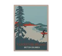 Puzzle Adulte 1000 Pièces，Île de Vancouver，Bricolage sur Dessin Cadeau Unique sur Le Mur（38x26cm）-HP69