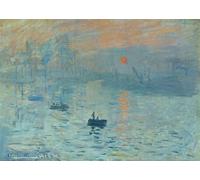 Puzzle Adulte 1000 Pièces Impression Lever du Soleil par Claude Monet 70x50cm Puzzles pour Adultes Jeu éducatif Défi Jouets 1000 Pièces Puzzles pour Adultes Enfants