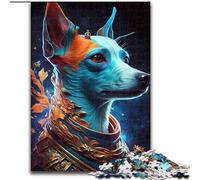 Puzzle Adulte 1000 pièces Jack Russell Terrier en Bois, Divertissement Relaxant, Cadeau de Noël idéal et décoration d'intérieur 1000 pièces(50x75cm)