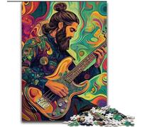 Puzzle Adulte 1000 pièces, Jeu de Guitare, activités familiales stimulantes, Jouet à Faire soi-même pour décoration Murale, Cadeaux, 50x75cm