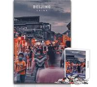 Puzzle Adulte 1000 pièces - Jeu de Puzzle Unique inspiré de Pékin,Un défi Amusant et Original,idéal comme Cadeau d'anniversaire Dimensions : 50x75cm
