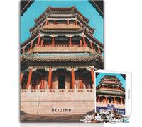Puzzle Adulte 1000 pièces - Jeu de Puzzle Unique inspiré de Pékin,Un défi Amusant et Original,idéal comme Cadeau d'anniversaire Dimensions : 50x75cm