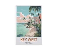Puzzle Adulte 1000 Pièces，Key West, Floride，Puzzle en Papier, Puzzle De Jouet De Jeu De Loisirs（38x26cm）-K47
