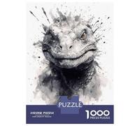 Puzzle Adulte 1000 Pièces Komodo Dragon Beauty Puzzles pour Adolescents, Jouets Anti-Stress, Défi Difficile, Cadeau d'anniversaire Unique 52x38cm/1000pcs