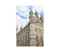 Puzzle Adulte 1000 Pièces，L’hôtel de Ville Historique dans Le Löwene Belge，Puzzle Classique Jouet Jeu De Puzzle Unique Décorations pour La Maison Et Cadeaux Puzzle pour Enfants Et Adultes-AM78