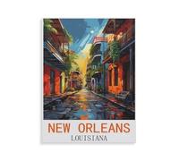 Puzzle Adulte 1000 Pièces，La Nouvelle-Orléans, Louisiane，Décor À La Maison Dessin Animé Paysage Jeu De Décompression Cerveau Défi Difficulté Jouet Éducatif pour Enfants Puzzle Puzzles（50x70cm）-HX99