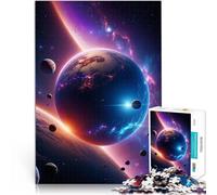 Puzzle Adulte 1000 pièces La Terre Vue du Ciel Aidez Le Cerveau à exercer des Jouets addictifs pour cultiver la Patience Idées Cadeaux 52x38cm