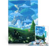 Puzzle Adulte 1000 pièces La Ville des Arbres Jouets addictifs pour Le défi de l'intelligence cérébrale Idées Cadeaux 75x50cm