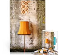 Puzzle Adulte 1000 pièces Lampadaire Vintage Aidez Le Cerveau à exercer des Jouets addictifs pour cultiver la Patience Une œuvre d'art 38x26cm