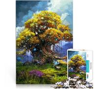 Puzzle Adulte 1000 pièces l'arbre de la Sagesse Jeux éducatifs Décoration d'intérieur Car C'est Un pour Toute la Famille 75x50cm