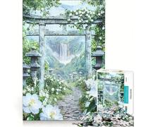 Puzzle Adulte 1000 pièces Le Chemin sacré de Sarutahiko Jeu Pratique défi à relever Collection d'artistes Beaux-Arts 38x52cm